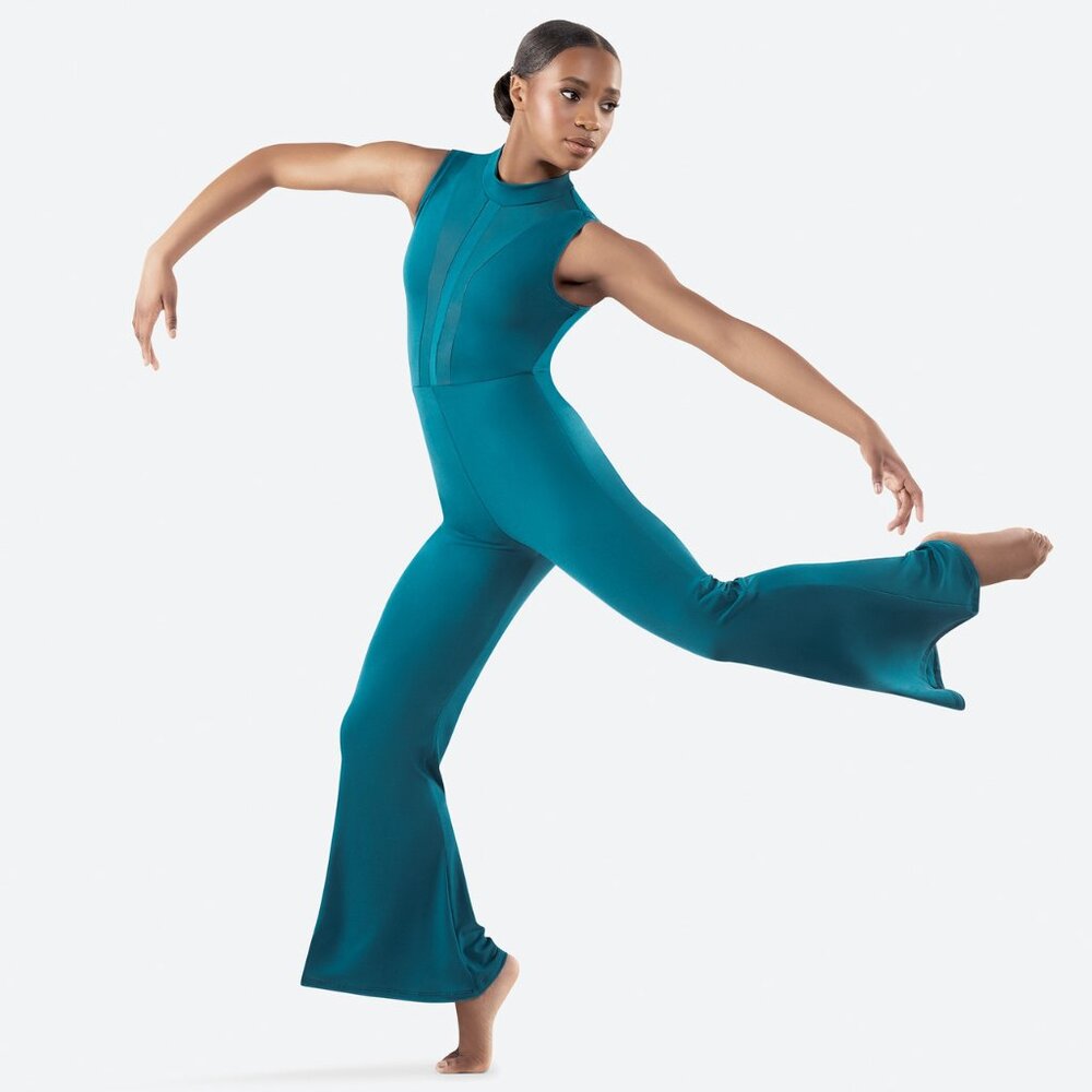 Revolution Dancewear Costume, Low Tide,  Size MA, Color Teal Blue